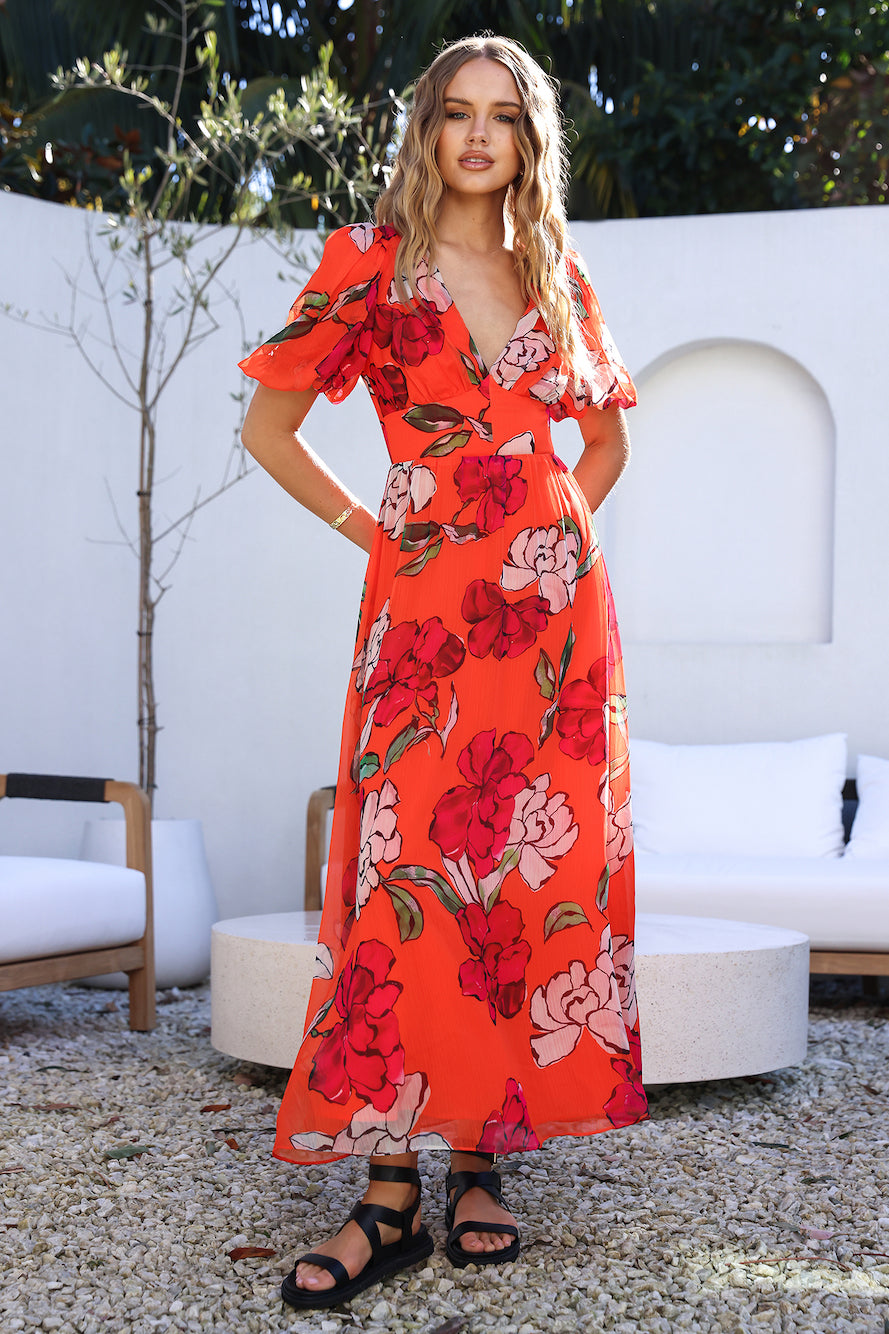 This Love Of Mine Maxi Dress Orange