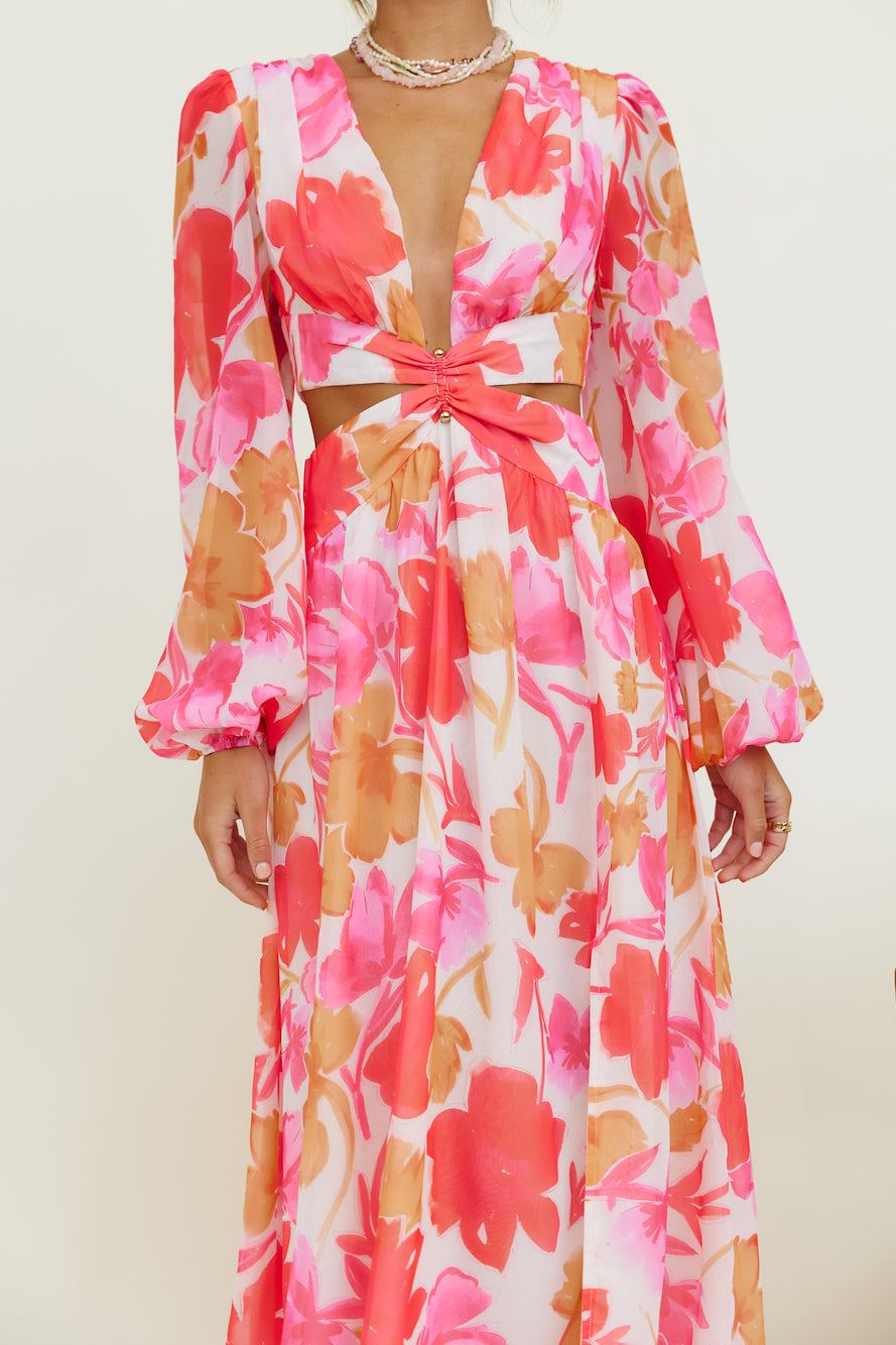 Iris Pairings Maxi Dress Floral