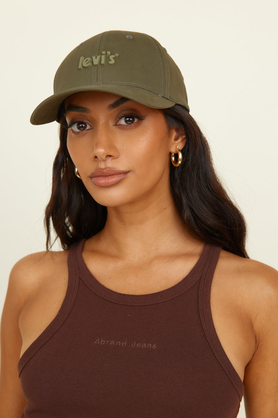 LEVI'S Flex Fit Cap Army Green