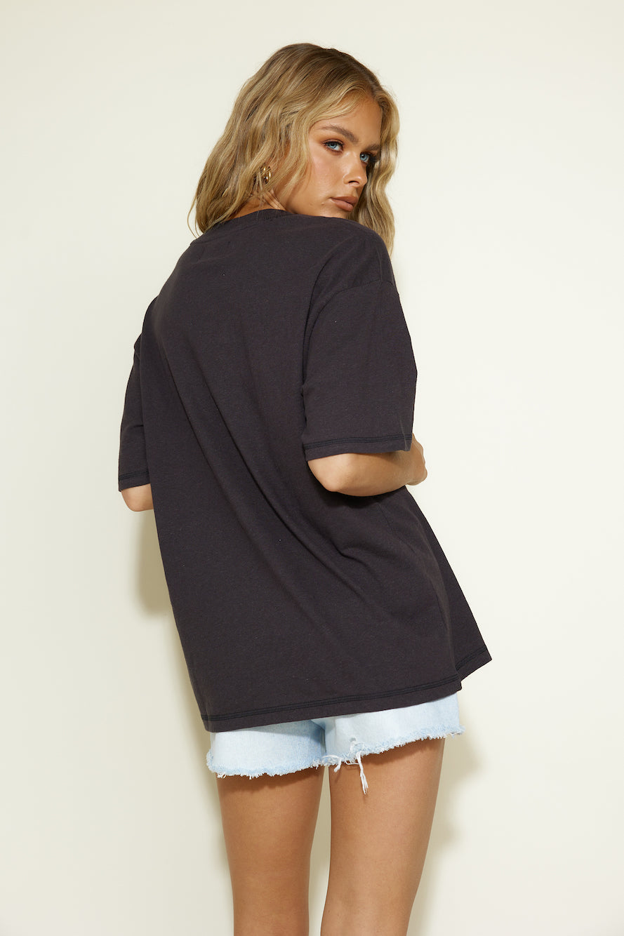 WRANGLER Galene Oversized Tee Black