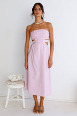 Left Of Field Maxi Dress Lilac