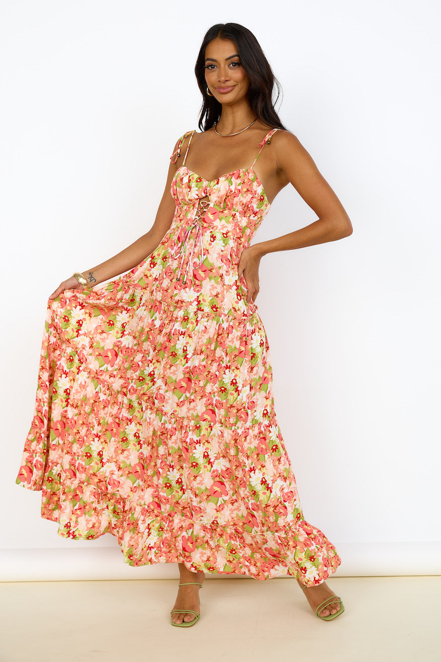 Raspberry Lemonade Maxi Dress Pink