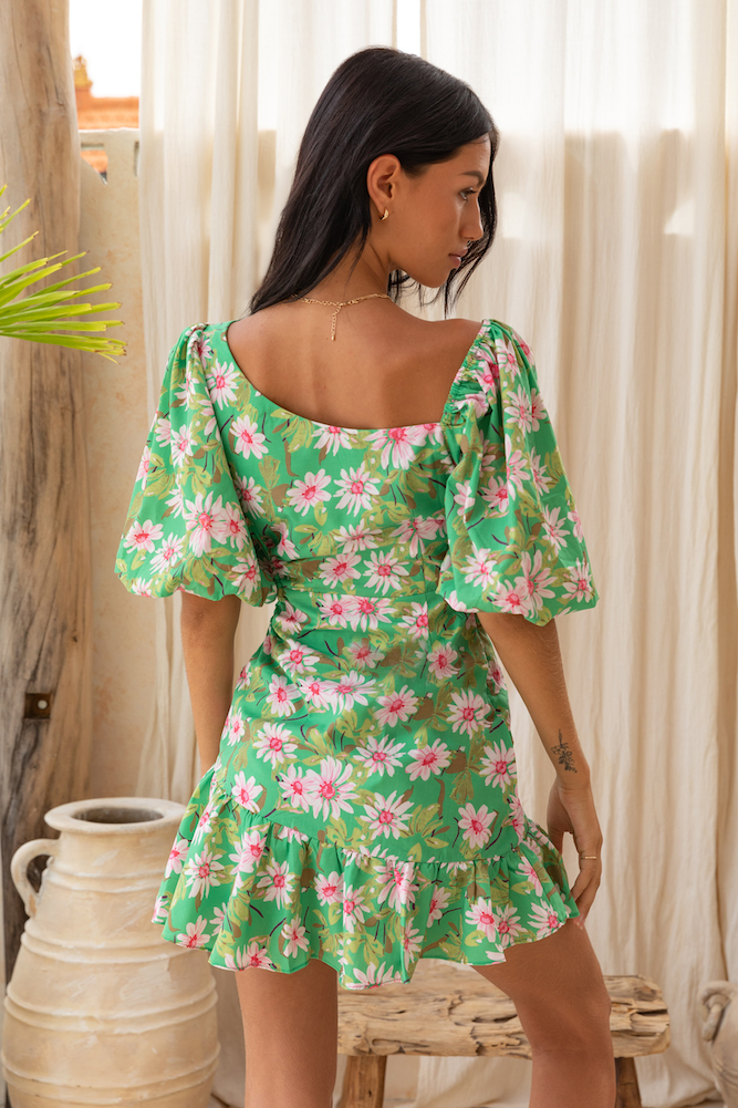 Lilypond Dress Green