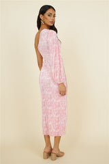 Timing Of It All Maxi Dress Pink