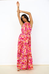 Peach Pie Maxi Dress Pink