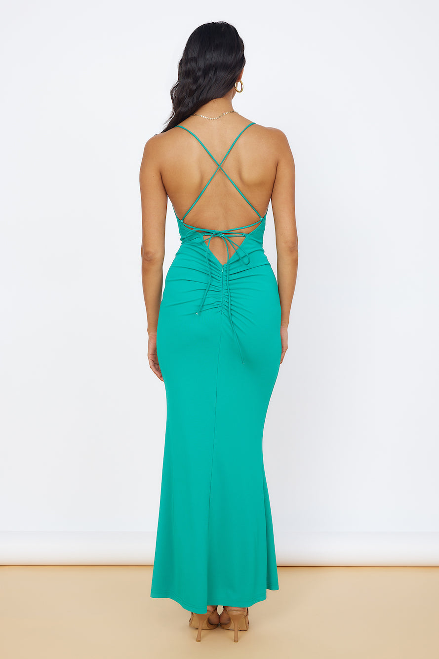 Pure Delight Maxi Dress Green