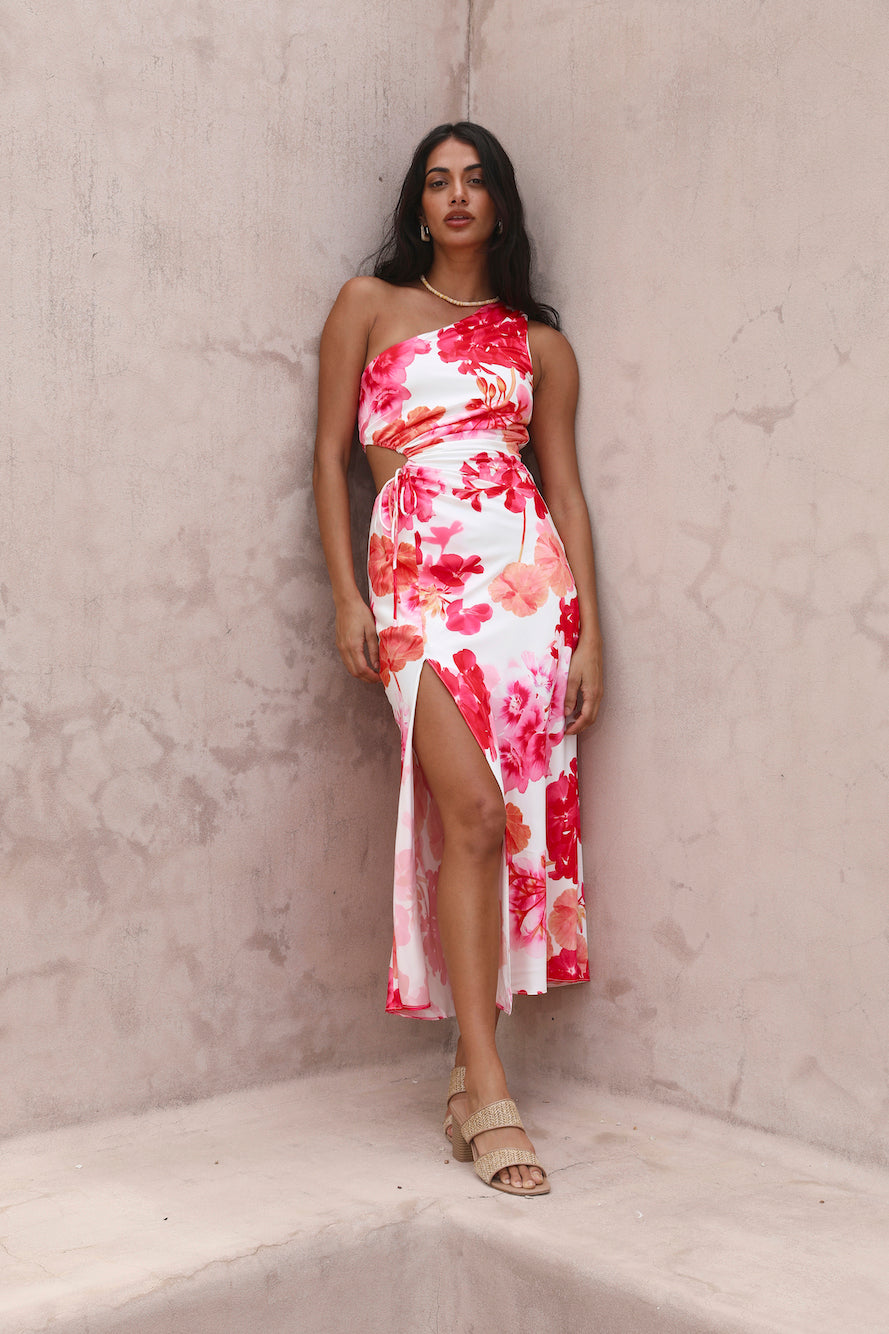 Flowers In Your Hair Maxi Dress Pink