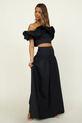 SEVEN WONDERS Savannah Maxi Skirt Black