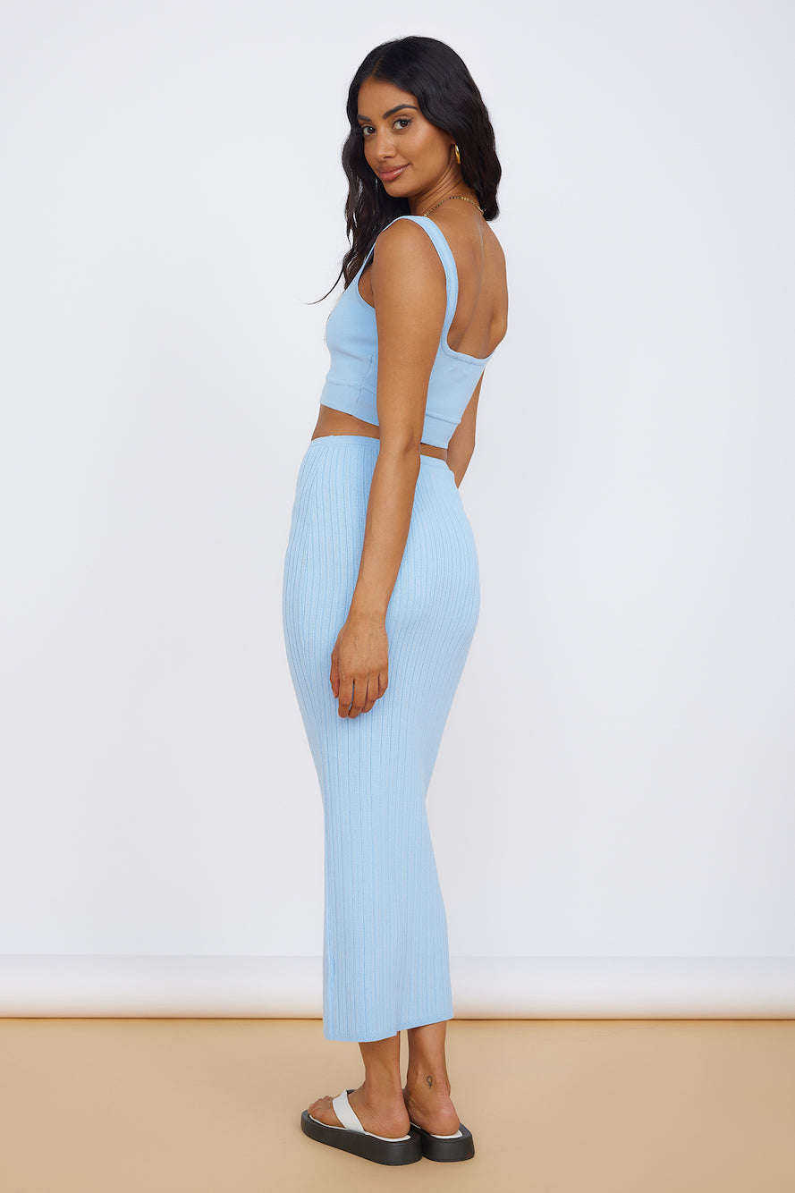 SEVEN WONDERS Kora Maxi Skirt Sky Blue