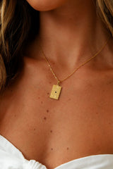 18k Gold Plated Omniscience Necklace Gold