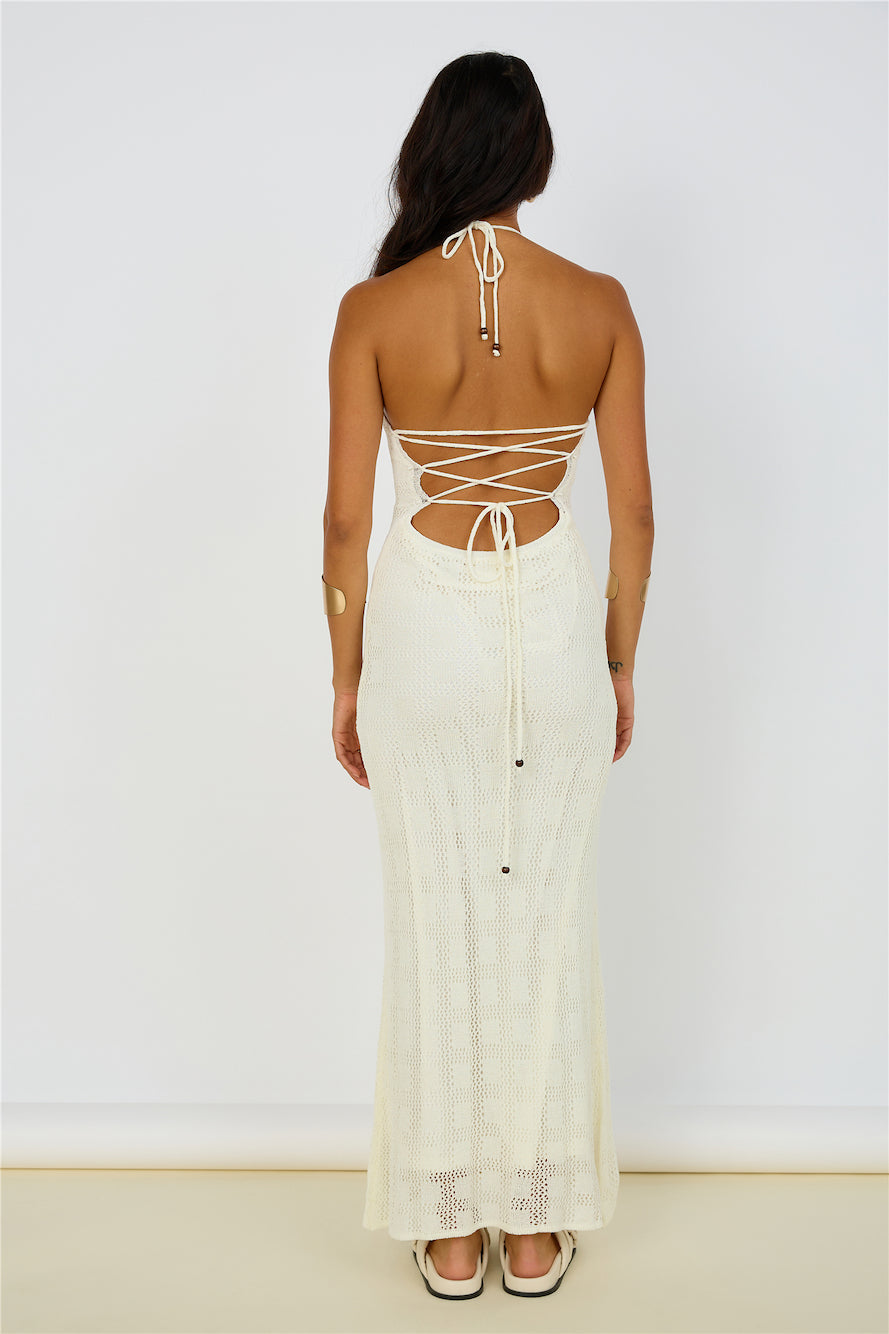 Kombucha Maxi Dress White