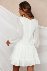 Pouring Rain Dress White