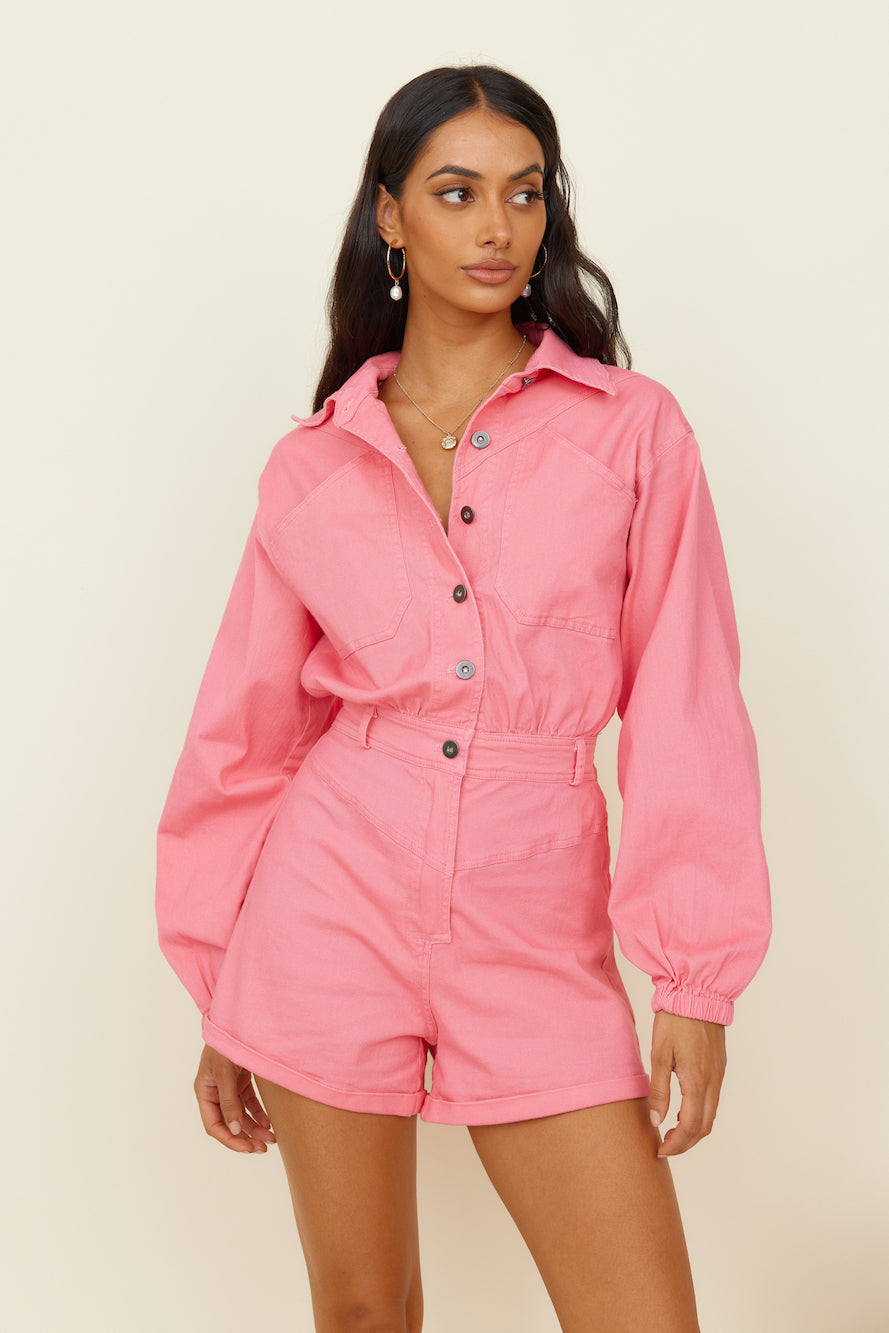 Sonoran Playsuit Pink