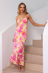 Making A Difference Maxi Dress Pink