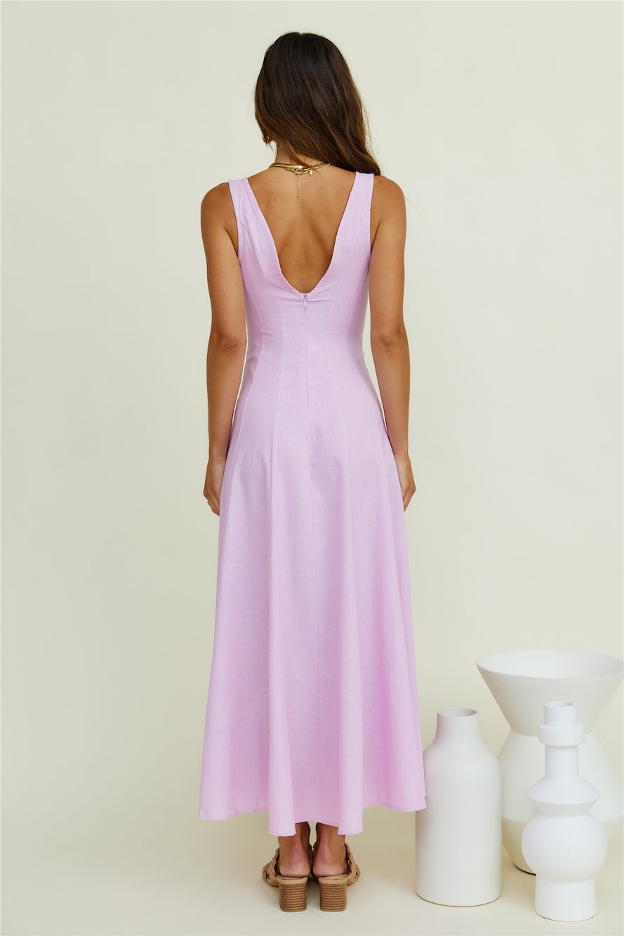 Open Meadows Maxi Dress Lilac