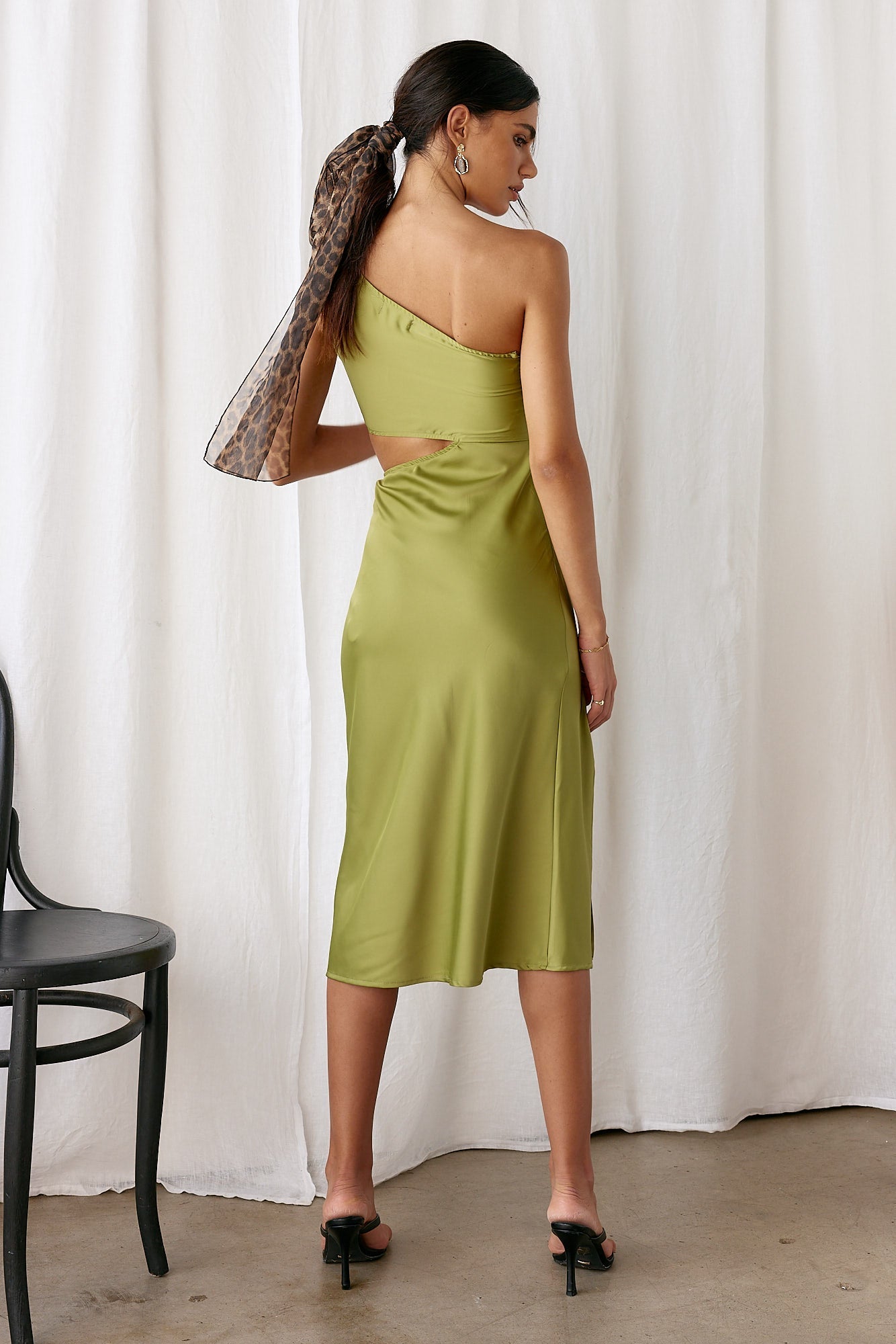 Evening Calling Midi Dress Green