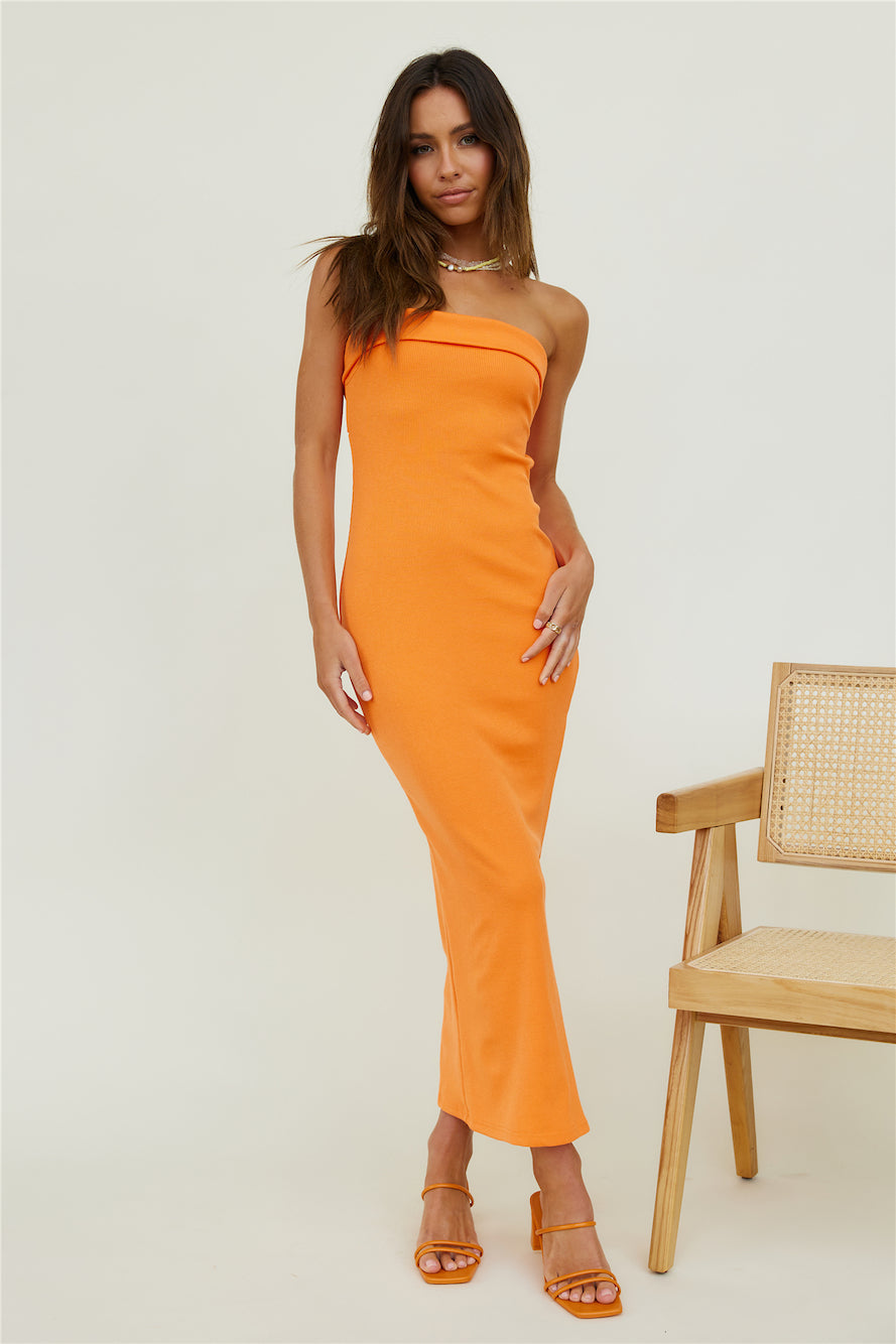 Only One Maxi Dress Orange