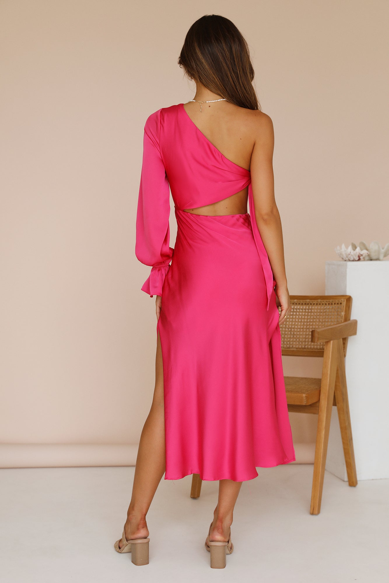 Hold Your Shine Maxi Dress Pink