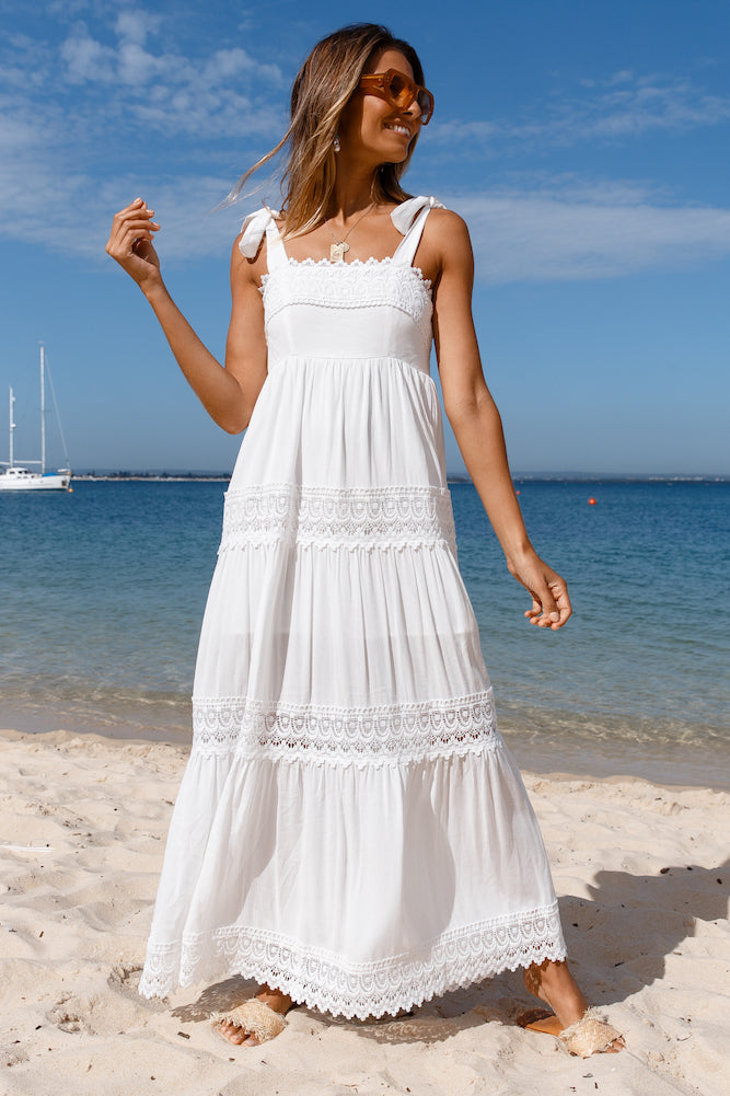 Venezia Maxi Dress White