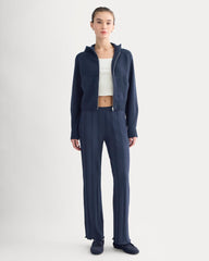 Lounge Rib Pant | Navy
