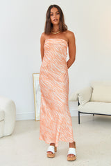 Dance With Me Maxi Dress Orange