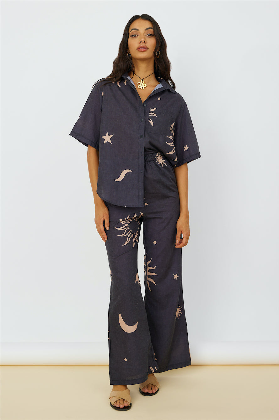 Constellations In The Sky Pants Black