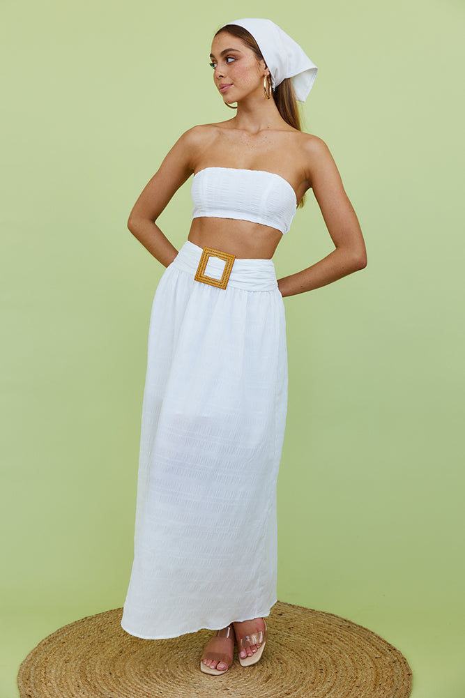 Hundred Years Crop Top White