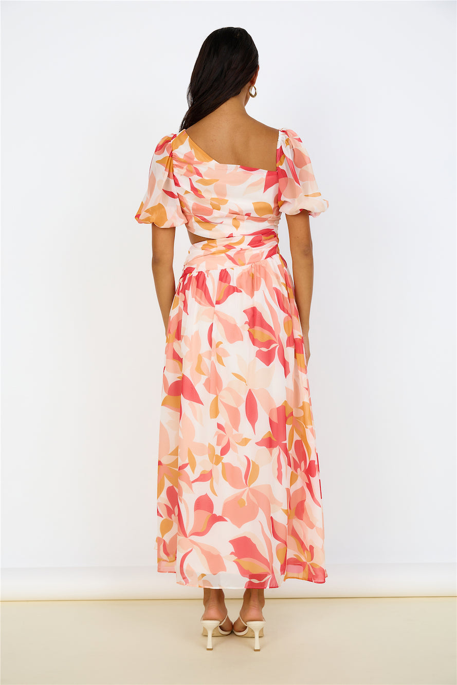 Home Again Maxi Dress Pink