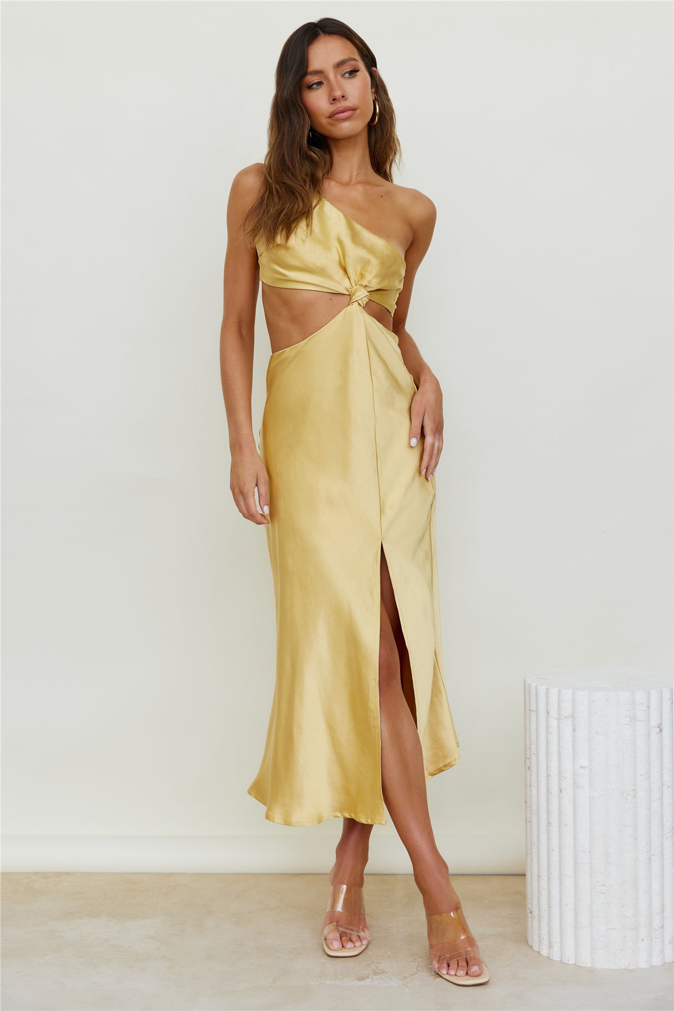 Evening Stars Maxi Dress Yellow