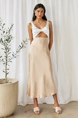 When You Breathe Maxi Dress Beige