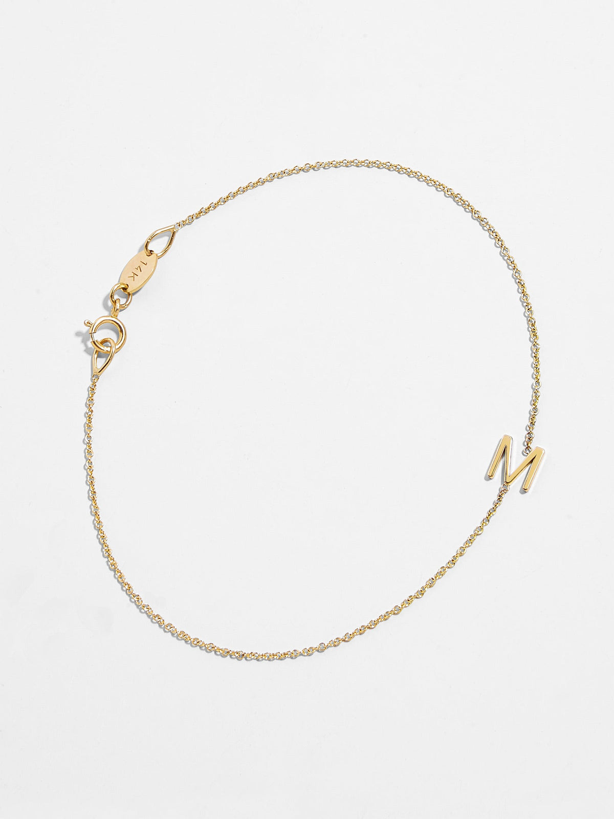 Maya Brenner Mini Letter Bracelet