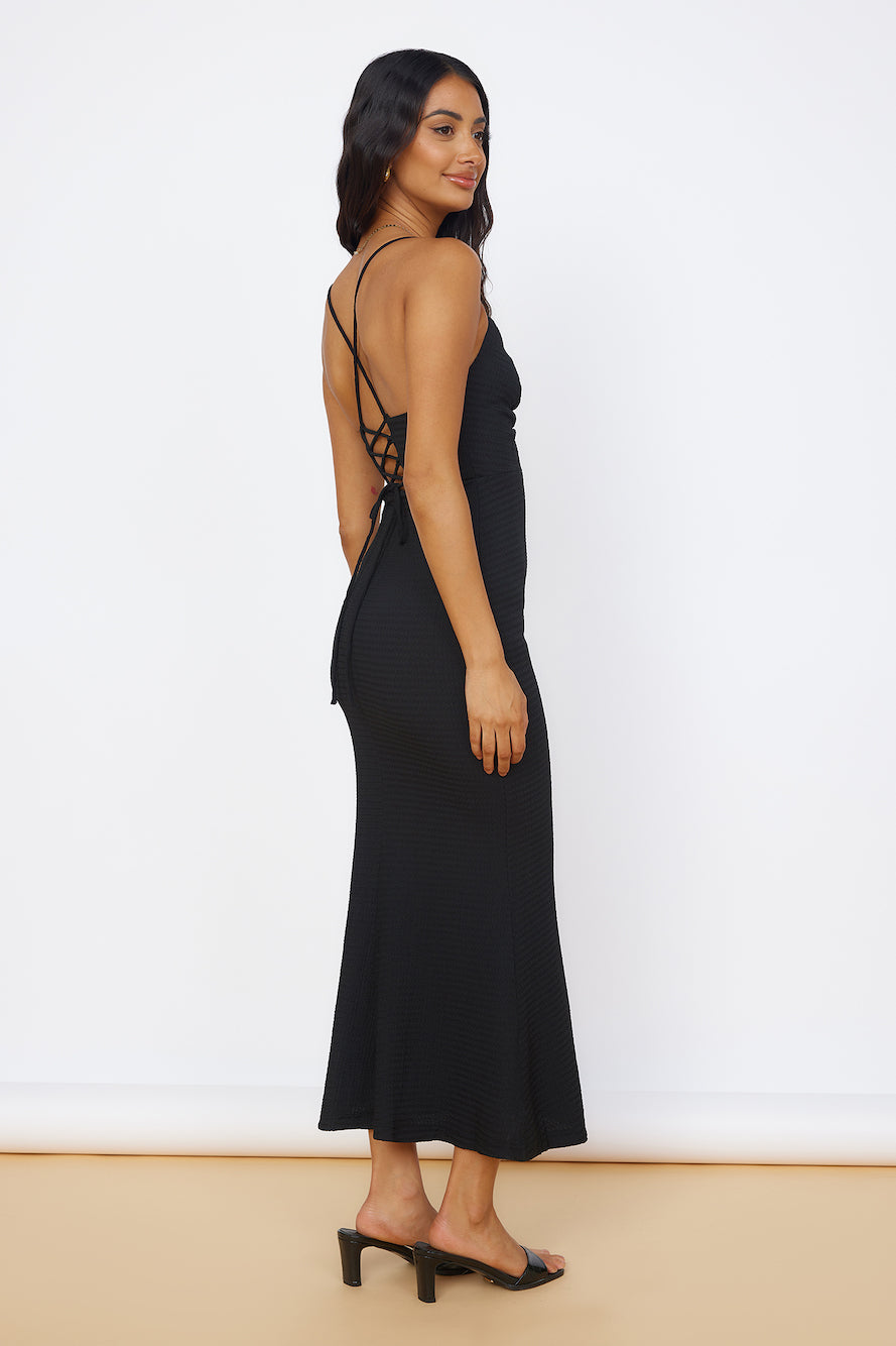 La Bella Vita Maxi Dress Black