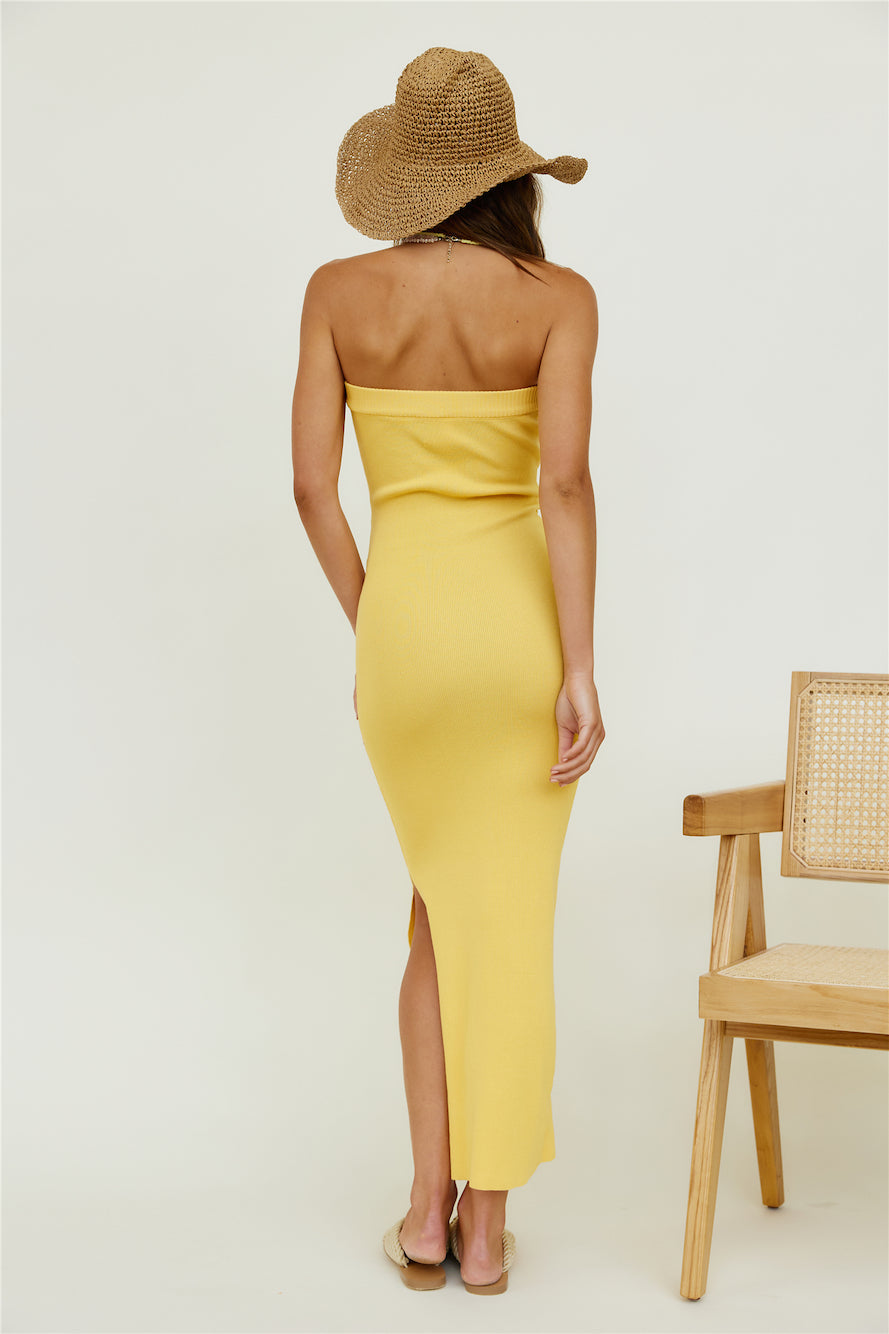 Love Of Sol Maxi Dress Yellow