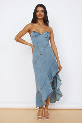 Sweet Surprises Midi Dress Denim