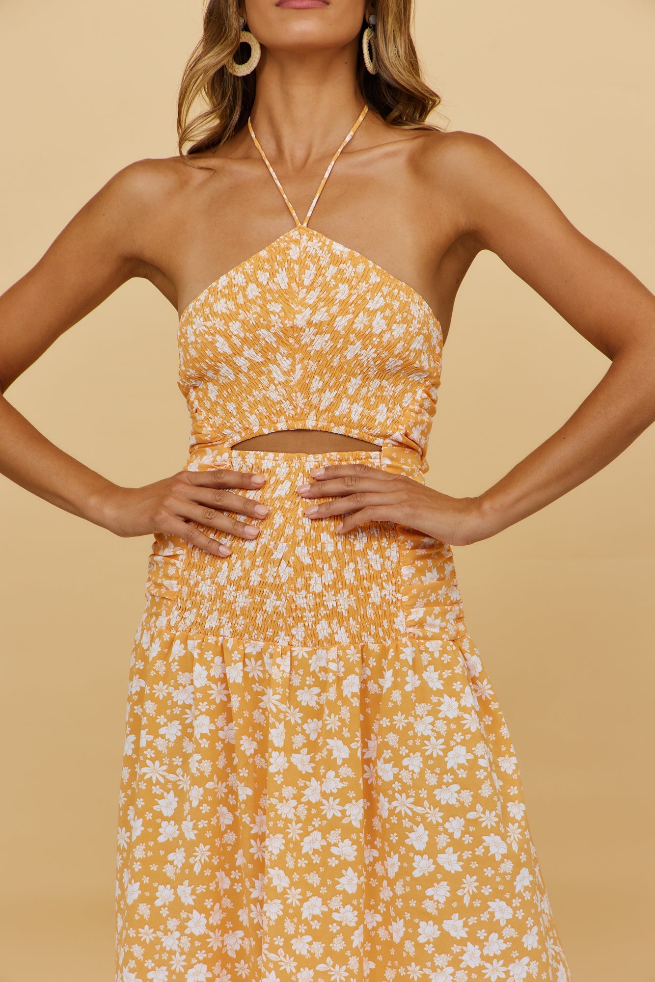 Sweet Citrus Maxi Dress