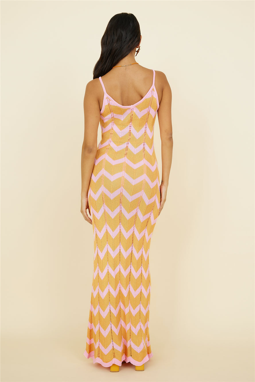 Portugal Sun Maxi Dress Pink