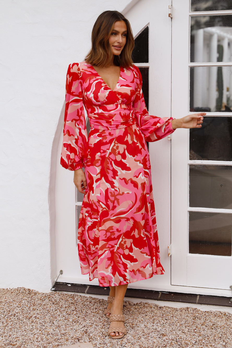 Love The Way Maxi Dress Red