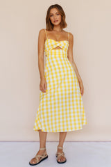 Never Cloudy Maxi Dress Yellow