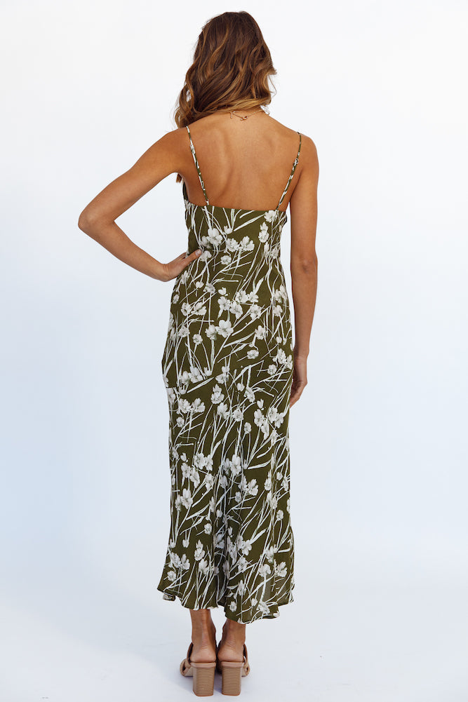 Clymene Maxi Dress Olive