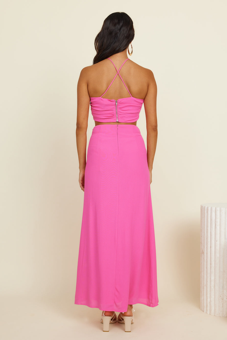 SNDYS Meadow Maxi Skirt Pink