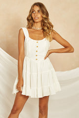 Serra Dress White