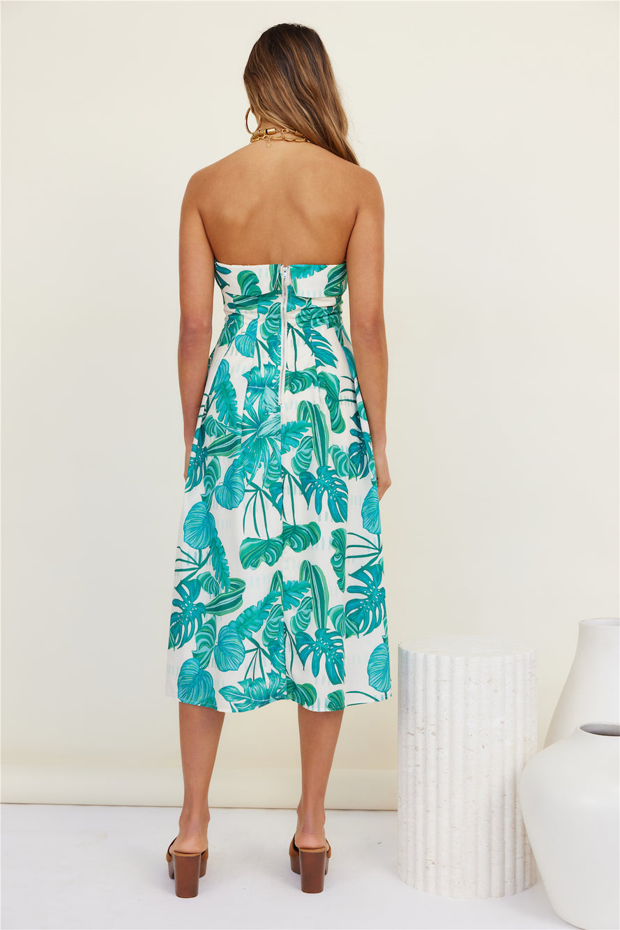 For The World Midi Dress Green