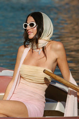 Ophelia Dress -Yellow to Pink