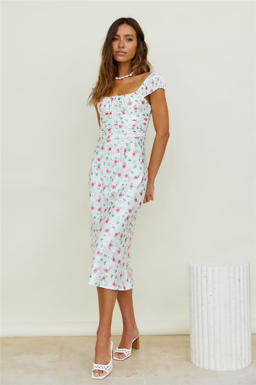 Flourishing Midi Dress Floral