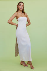 Thinking Of Dusk Maxi Dress Champagne