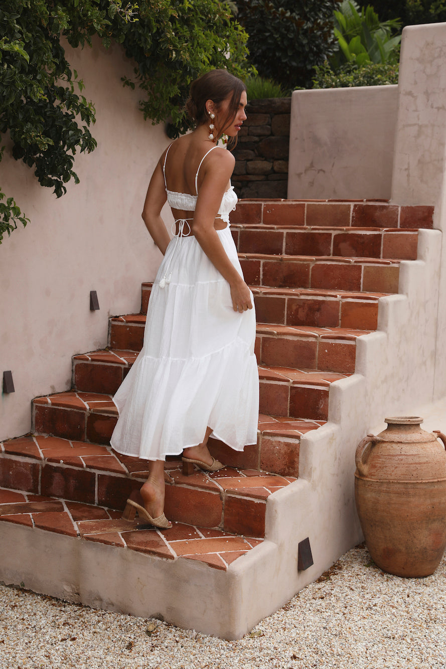 Heartbreaker Maxi Dress White