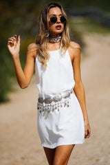 Late Night Lover Dress White