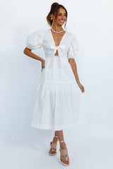 Summer Sundance Maxi Dress White