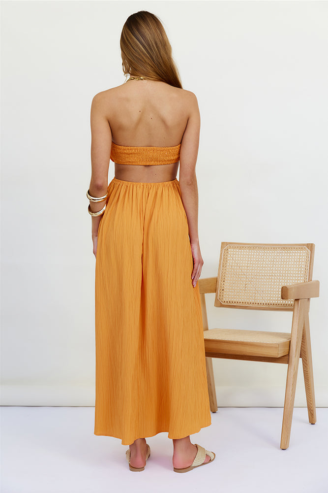 Delphina Maxi Dress Orange