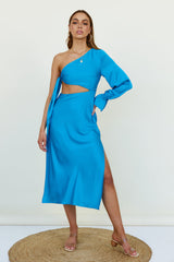 Hold Your Shine Maxi Dress Blue